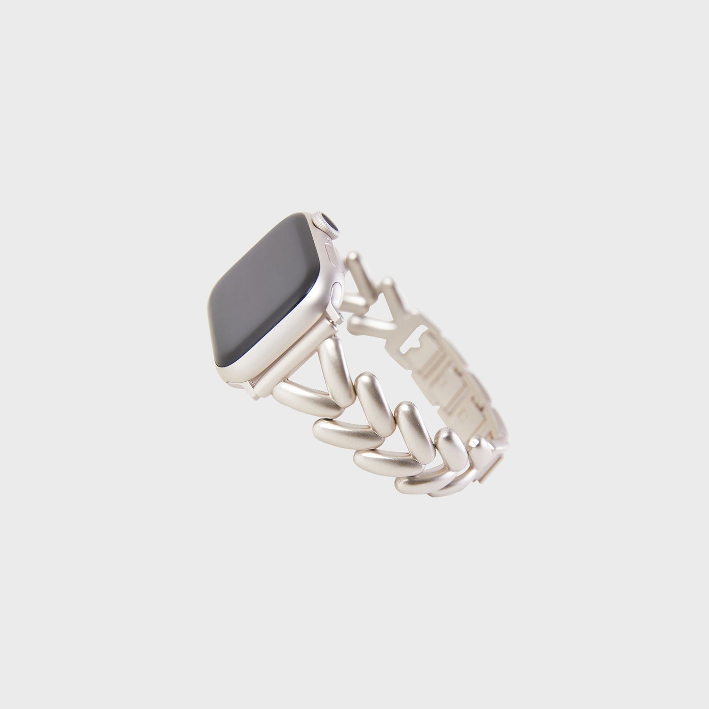 Chevron Lumière Steel Bracelet